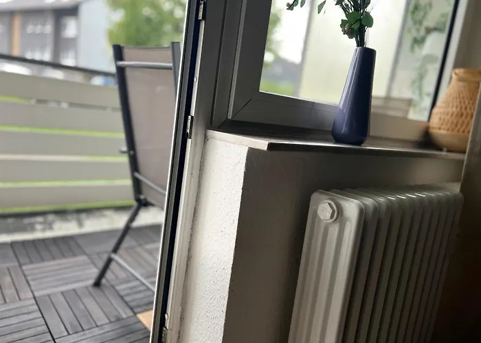 Dortmunder Erdgeschoss-luxusloft Mit Grossen Balkon, Netflix Und 250 Mbytes Highspeed Wifi