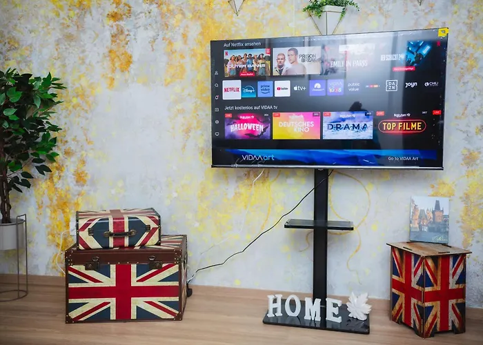 Appartement Dortmunder Erdgeschoss-luxusloft Mit Grossen Balkon, Netflix Und 250 Mbytes Highspeed Wifi