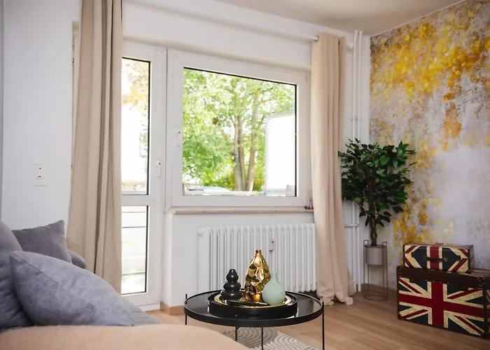 公寓 Dortmunder Erdgeschoss-luxusloft Mit Grossen Balkon, Netflix Und 250 Mbytes Highspeed Wifi